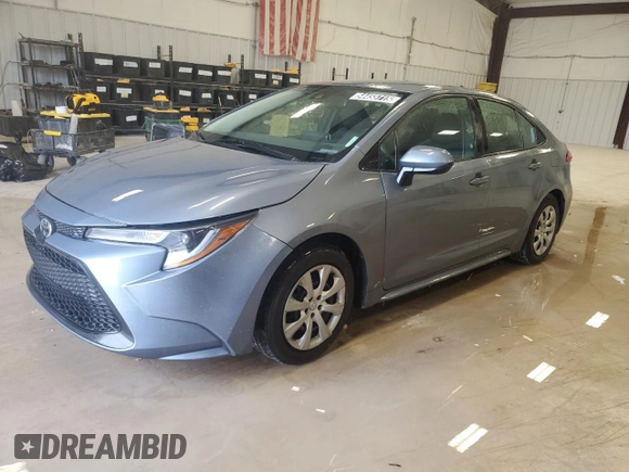 2021 Toyota Corolla LE with VIN 5YFEPMAEXMP207042, listed as a Copart auction lot 54455715 with 107,703 mi miles and Clean Title. Bid and sale history available at DreamBid. Image 1.