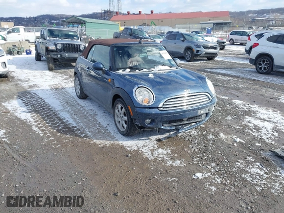 2010 MINI Convertible with VIN WMWMR3C50ATZ18845, listed as a IAAI auction lot 41394025 with 78,872 mi miles and . Bid and sale history available at DreamBid. Image 1.