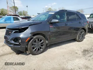 2022 Chevrolet Equinox RS z VIN 3GNAXMEV6NS237434, wystawiony jako Copart lot #54477475 z przebiegiem 38 793 mil mil oraz Szkoda całkowita • Salvage title. Historia ofert i sprzedaży dostępna na DreamBid. Obrazek 1.