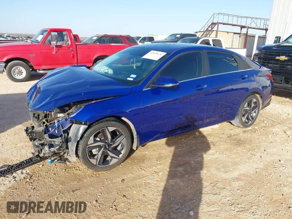 2023 Hyundai Elantra Limited with VIN 5NPLP4AG7PH110309, listed as a IAAI auction lot 41839676 with 37,198 mi miles and . Bid and sale history available at DreamBid. Image 2.