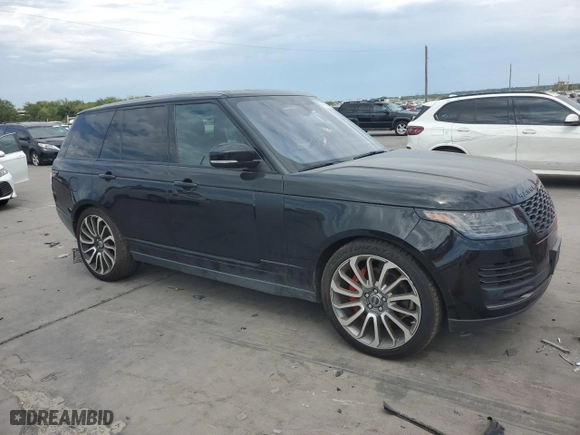 2019 Land Rover Range Rover with VIN SALGR2RV4KA524949, listed as a Copart auction lot 69500984 with 55,099 mi miles and Salvage Title. Bid and sale history available at carsss.com. Image 4.