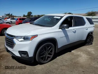 2021 Chevrolet Traverse LS with VIN 1GNERFKWXMJ184046, listed as a Copart auction lot 67483104 with 50,394 mi miles and Salvage Title. Bid and sale history available at carsss.com. Image 1.