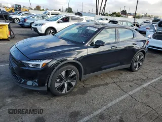 2023 Polestar 2 with VIN YSMEG3KA9PL162652, listed as a Copart auction lot 82453294 with 38,708 mi miles and Clean Title. Bid and sale history available at carsss.com. Image 1.
