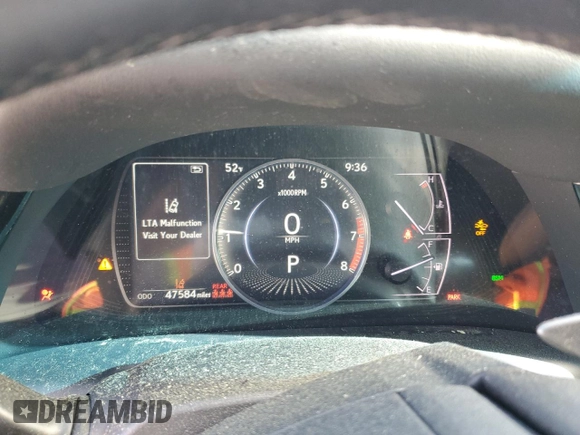 2022 Lexus ES 350 z VIN 58ADZ1B11NU111423, wystawiony jako Copart lot #51423765 z przebiegiem 47 584 mil mil oraz Szkoda całkowita • Salvage title. Historia ofert i sprzedaży dostępna na DreamBid. Obrazek 9.
