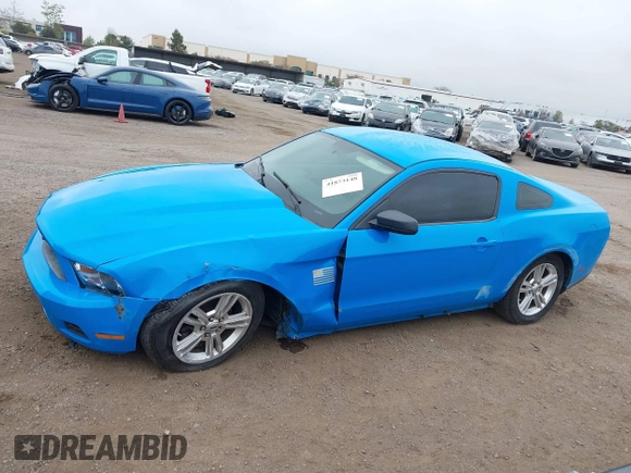 2010 Ford Mustang V6 with VIN 1ZVBP8AN9A5157640, listed as a IAAI auction lot 41873148 with 147,969 mi miles and . Bid and sale history available at carsss.com. Image 15.