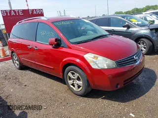 2007 Nissan Quest SL z VIN 5N1BV28U77N101333, wystawiony jako IAAI lot #42253370 z przebiegiem 117 735 mil mil oraz . Historia ofert i sprzedaży dostępna na DreamBid. Obrazek 1.