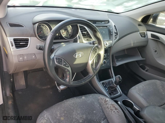 2014 Hyundai Elantra Coupe with VIN KMHDH6AH4EU024296, listed as a Copart auction lot 74367224 with 0 mi miles and Non Repairable. Bid and sale history available at carsss.com. Image 8.