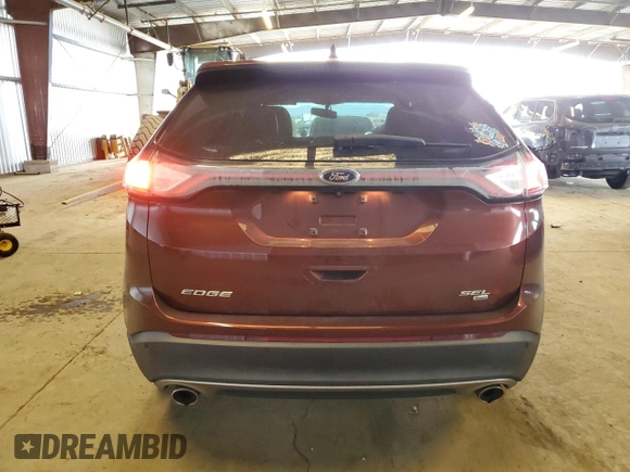 2015 Ford Edge SEL with VIN 2FMTK4J87FBC21133, listed as a Copart auction lot 50001275 with 67,512 mi miles and Salvage Title. Bid and sale history available at carsss.com. Image 6.