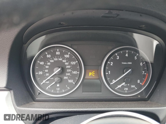 2007 BMW 3 Series 328xi with VIN WBAWC33547PD07084, listed as a Copart auction lot 55064905 with Not provided miles and Salvage title. Bid and sale history available at DreamBid. Image 9.