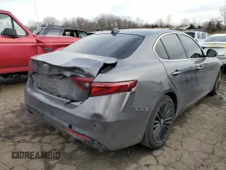 2017 Alfa Romeo Giulia Ti with VIN ZARFAEEN3H7529654, listed as a Copart auction lot 42507823 with 0 mi miles. Bid and sale history available at carsss.com. Image 3.