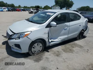 2021 Mitsubishi Mirage ES with VIN ML32FUFJ4MHF00836, listed as a Copart auction lot 56819995 with 80,653 mi miles and Non repairable. Bid and sale history available at DreamBid. Image 1.