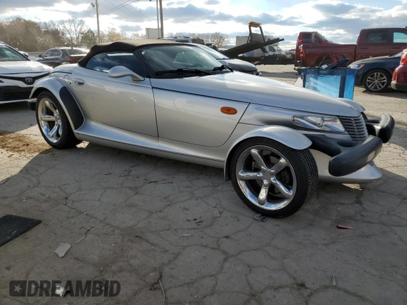 2001 Plymouth Prowler z VIN 1P3EW65G61V700039, wystawiony jako Copart lot #82292754 z przebiegiem 35 401 mil mil oraz Tytuł czysty. Historia ofert i sprzedaży dostępna na DreamBid. Obrazek 4.