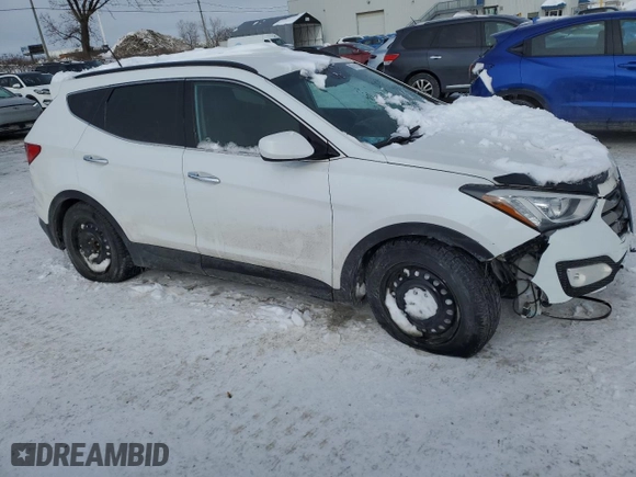 2014 Hyundai Santa Fe Sport with VIN 5XYZUDLB7EG231477, listed as a Copart auction lot 45111635 with 0 mi miles and Salvage Title. Bid and sale history available at carsss.com. Image 4.