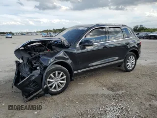 2017 Volkswagen Touareg Sport with VIN WVGEF7BP2HD000699, listed as a Copart auction lot 47234685 with Not Provided miles and Salvage Title. Bid and sale history available at DreamBid. Image 1.