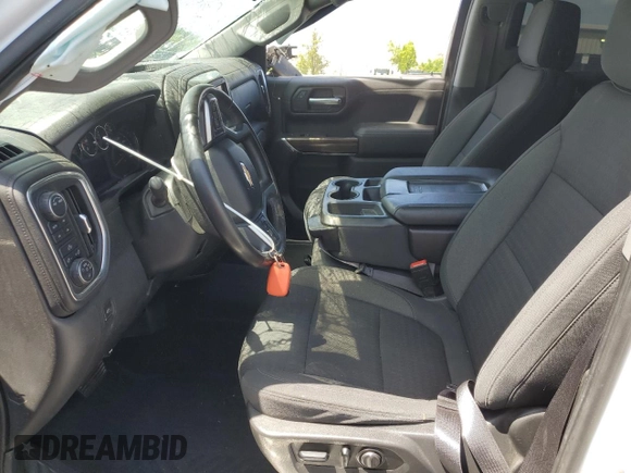 2021 Chevrolet Silverado 1500 LT with VIN 3GCUYDET6MG206476, listed as a Copart auction lot 53552215 with 130,103 mi miles and Salvage Title. Bid and sale history available at carsss.com. Image 7.