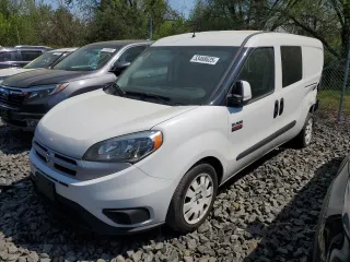 2015 Ram ProMaster City Cargo Tradesman SLT with VIN ZFBERFBT0F6A65061, listed as a Copart auction lot 53468625 with 194,645 mi miles and Salvage Title. Bid and sale history available at carsss.com. Image 1.