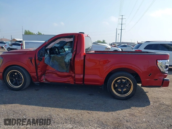 2023 Ford F-150 XL with VIN 1FTMF1C50PKD61840, listed as a IAAI auction lot 41194194 with Not Provided miles and . Bid and sale history available at carsss.com. Image 14.