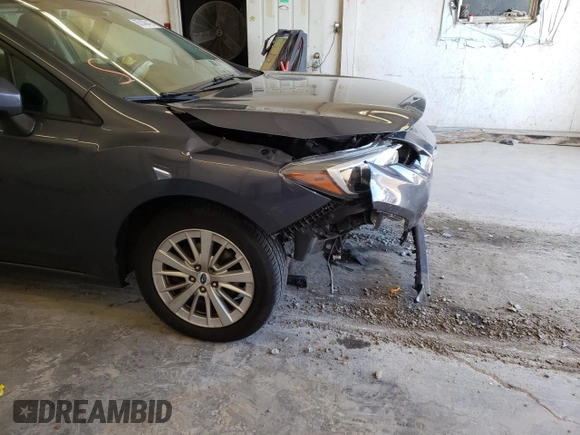 2017 Subaru Impreza Premium with VIN 4S3GKAD61H3613655, listed as a Copart auction lot 63148412 with 75,425 mi miles. Bid and sale history available at carsss.com. Image 9.