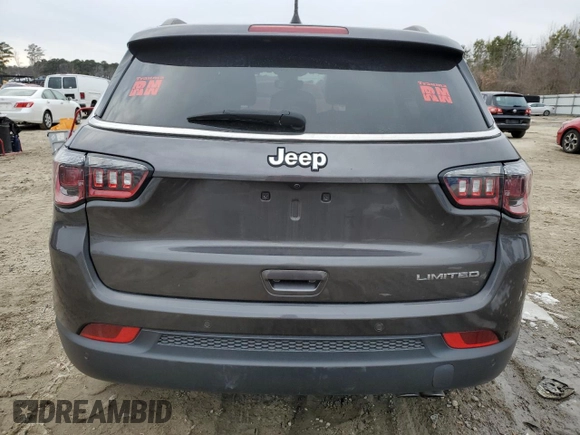 2021 Jeep Compass Limited with VIN 3C4NJCCB2MT522588, listed as a Copart auction lot 88966345 with 72,161 mi miles and Salvage Title. Bid and sale history available at carsss.com. Image 6.