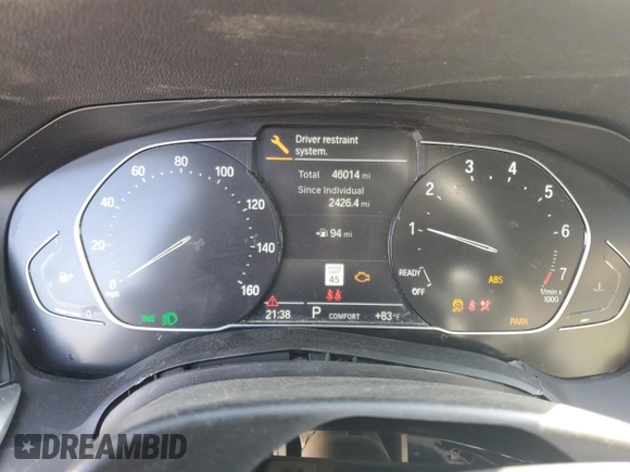 2021 BMW 4 Series 430i with VIN WBA53AP06MCG25175, listed as a Copart auction lot 87046074 with 46,014 mi miles and Clean Title. Bid and sale history available at DreamBid. Image 9.