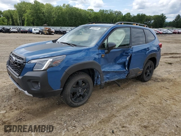 2024 Subaru Forester Wilderness with VIN JF2SKAJC1RH510178, listed as a Copart auction lot 58862495 with 20,105 mi miles and Salvage title. Bid and sale history available at DreamBid. Image 1.