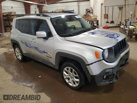 2016 Jeep Renegade Latitude with VIN ZACCJBBT9GPD70705, listed as a Copart auction lot 53344845 with 195,588 mi miles and Clean Title. Bid and sale history available at carsss.com. Image 4.