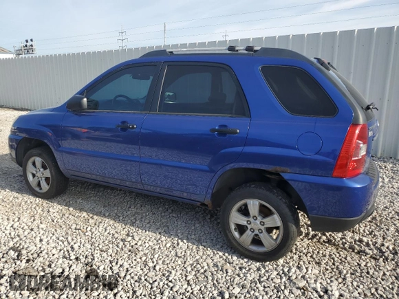 2010 Kia Sportage LX z VIN KNDKG3A46A7722489, wystawiony jako Copart lot #57530485 z przebiegiem 258 368 mil mil oraz Czysty tytuł • Clean title. Historia ofert i sprzedaży dostępna na DreamBid. Obrazek 2.