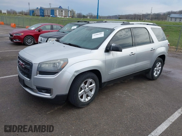 2015 GMC Acadia SLE with VIN 1GKKRPKD1FJ206815, listed as a IAAI auction lot 41886983 with 242,464 mi miles. Bid and sale history available at carsss.com. Image 18.