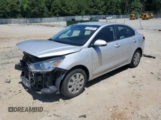 2021 Kia Rio S with VIN 3KPA24AD5ME382580, listed as a Copart auction lot 56931054 with 63,445 mi miles and Salvage Title. Bid and sale history available at carsss.com. Image 1.