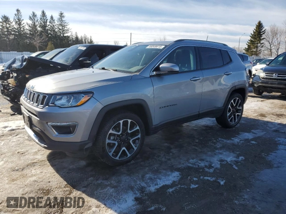 2020 Jeep Compass Limited z VIN 3C4NJDCB3LT220845, wystawiony jako Copart lot #46049615 z przebiegiem 120 609 mil mil oraz Czysty tytuł • Clean title. Historia ofert i sprzedaży dostępna na DreamBid. Obrazek 1.