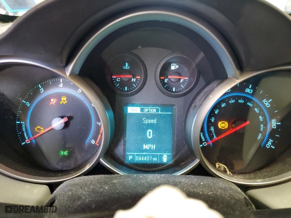 2013 Chevrolet Cruze LS with VIN 1G1PA5SG8D7274491, listed as a Copart auction lot 49225945 with 44,407 mi miles and Salvage Title. Bid and sale history available at carsss.com. Image 9.