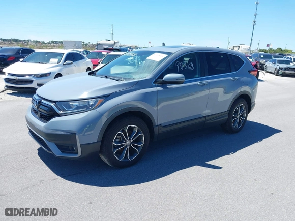 2021 Honda CR-V EX-L with VIN 7FARW1H83ME013133, listed as a IAAI auction lot 40198368 with 23,159 mi miles. Bid and sale history available at carsss.com. Image 17.