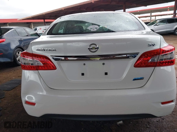 2014 Nissan Sentra SV with VIN 3N1AB7AP9EL665057, listed as a IAAI auction lot 41759919 with 91,420 mi miles and . Bid and sale history available at DreamBid. Image 16.