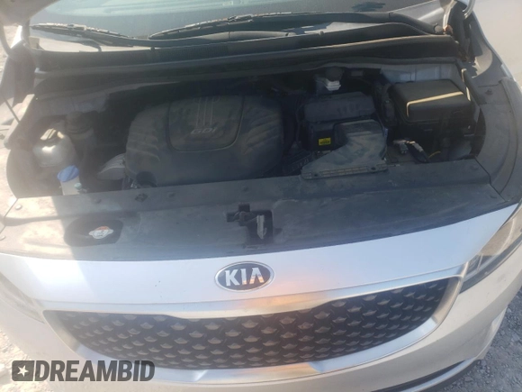 2016 Kia Sedona LX with VIN KNDMB5C10G6131899, listed as a Copart auction lot 66399864 with 121,993 mi miles and Salvage Title. Bid and sale history available at carsss.com. Image 12.