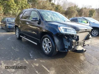 2016 GMC Acadia SLT with VIN 1GKKVSKD7GJ341569, listed as a IAAI auction lot 41488973 with 85,501 mi miles. Bid and sale history available at carsss.com. Image 1.