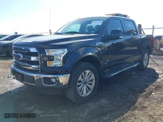 2015 Ford F-150 XLT with VIN 1FTEW1EG8FKE85372, listed as a IAAI auction lot 41651148 with 117,044 mi miles. Bid and sale history available at carsss.com. Image 17.