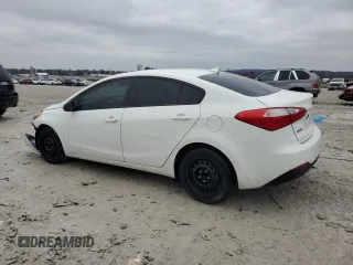 2016 Kia Forte LX with VIN KNAFK4A67G5595101, listed as a Copart auction lot 83314634 with 102,434 mi miles and Clean Title. Bid and sale history available at carsss.com. Image 2.