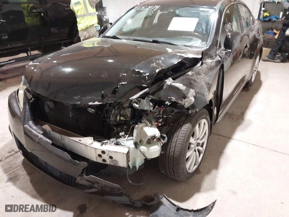 2008 Lexus IS 250 with VIN JTHCK262385020655, listed as a IAAI auction lot 41082874 with 167,433 mi miles. Bid and sale history available at carsss.com. Image 6.