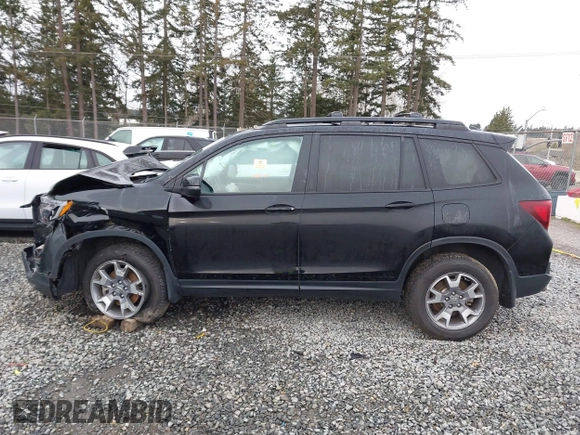 2022 Honda Passport TrailSport z VIN 5FNYF8H63NB001094, wystawiony jako IAAI lot #41765935 z przebiegiem 44 366 mil mil oraz . Historia ofert i sprzedaży dostępna na DreamBid. Obrazek 14.