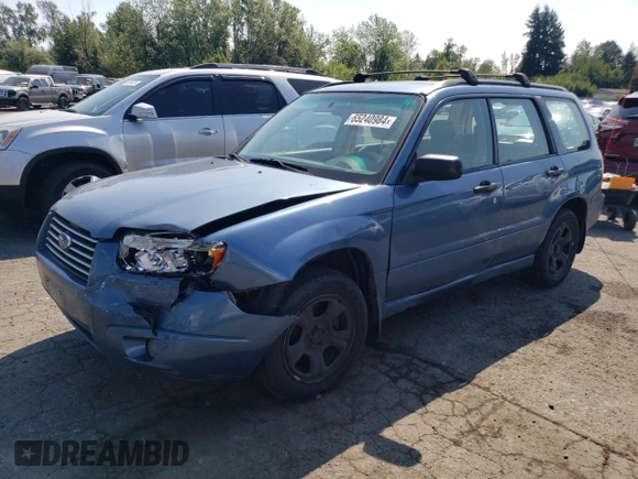 2007 Subaru Forester X with VIN JF1SG63617H707830, listed as a Copart auction lot 65240984 with 185,690 mi miles and Salvage Title. Bid and sale history available at carsss.com. Image 1.