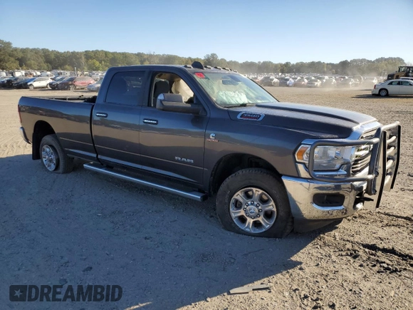 2019 Ram 3500 Big Horn with VIN 3C63R3HL3KG610208, listed as a Copart auction lot 75933244 with 87,618 mi miles and Salvage Title. Bid and sale history available at carsss.com. Image 4.