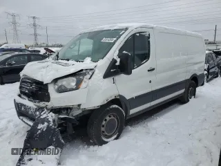 2016 Ford Transit Cargo with VIN 1FTYE1ZMXGKA43453, listed as a Copart auction lot 85544304 with 145,540 mi miles and Salvage Title. Bid and sale history available at carsss.com. Image 1.