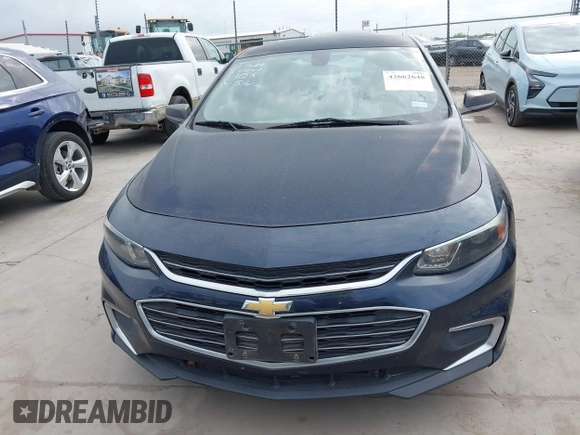 2016 Chevrolet Malibu LS with VIN 1G1ZB5ST5GF261422, listed as a IAAI auction lot 42662648 with 115,045 mi miles and . Bid and sale history available at DreamBid. Image 12.