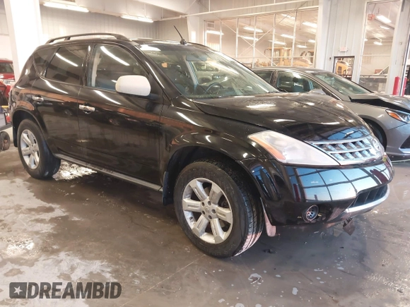 2007 Nissan Murano S with VIN JN8AZ08T07W530022, listed as a IAAI auction lot 41400047 with 191,817 mi miles. Bid and sale history available at carsss.com. Image 1.