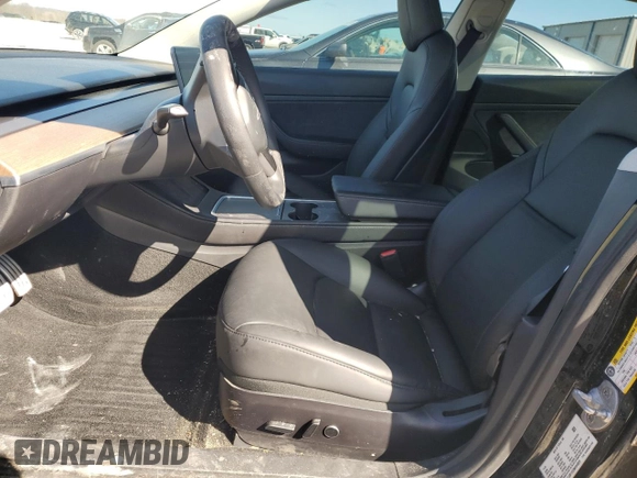2021 Tesla Model 3 Performance with VIN 5YJ3E1EC3MF849828, listed as a Copart auction lot 50003035 with 80,779 mi miles and Clean Title. Bid and sale history available at DreamBid. Image 7.