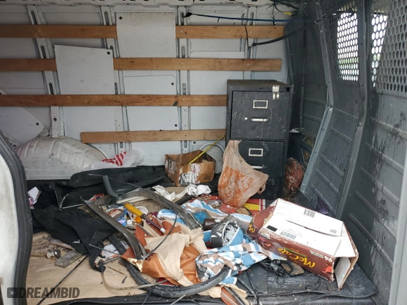 2017 GMC Savana Cargo Van with VIN 1GTW7AFF7H1904084, listed as a Copart auction lot 67357994 with 184,983 mi miles and Salvage Title. Bid and sale history available at carsss.com. Image 11.