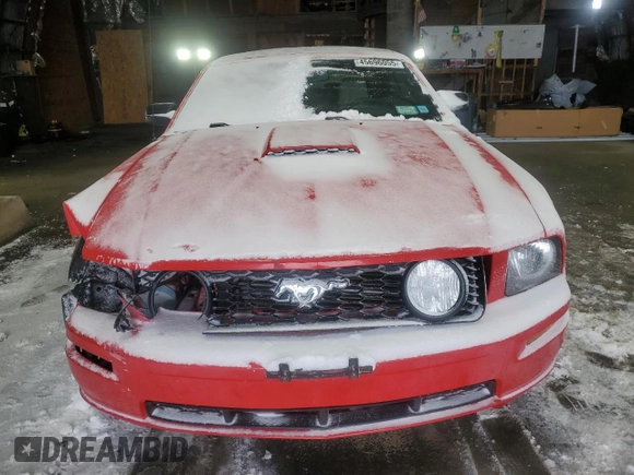 2007 Ford Mustang GT Deluxe with VIN 1ZVHT85H275353034, listed as a Copart auction lot 45696055 with Not Provided miles and Salvage Title. Bid and sale history available at carsss.com. Image 5.