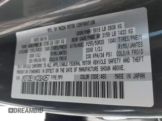2019 Mazda CX-9 Signature with VIN JM3TCBEYXK0324257, listed as a IAAI auction lot 41986590 with Not provided miles and . Bid and sale history available at DreamBid. Image 9.