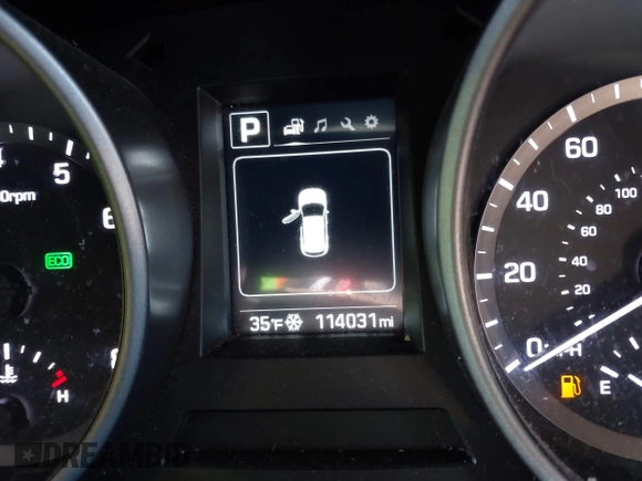 2017 Hyundai Santa Fe 2.4L with VIN 5XYZTDLB0HG453575, listed as a IAAI auction lot 41036334 with 114,031 mi miles and . Bid and sale history available at DreamBid. Image 15.
