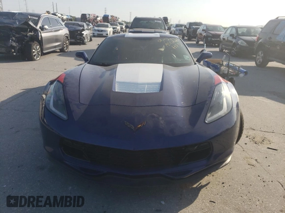 2017 Chevrolet Corvette with VIN 1G1Y12D75H5100590, listed as a Copart auction lot 52602565 with 36,884 mi miles and Salvage title. Bid and sale history available at DreamBid. Image 5.